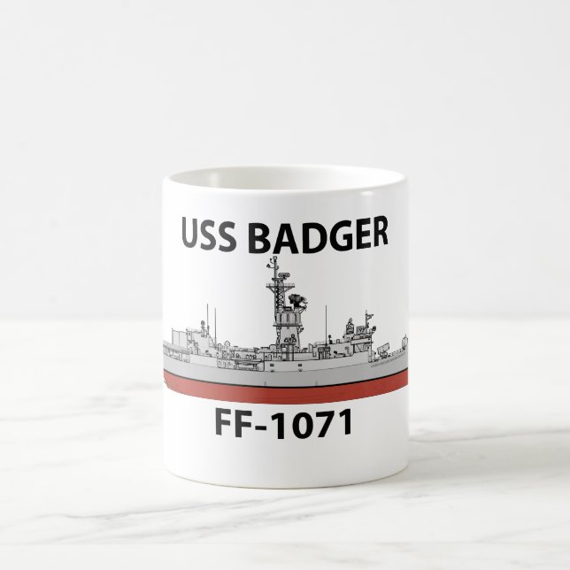 USS Badger Coffee Mug (Center)