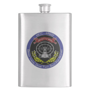 USS Battle Born field rations Hip Flask