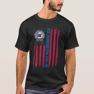 USS Bennington CVS-20 USA Flag Aircraft Carrier Ve T-Shirt