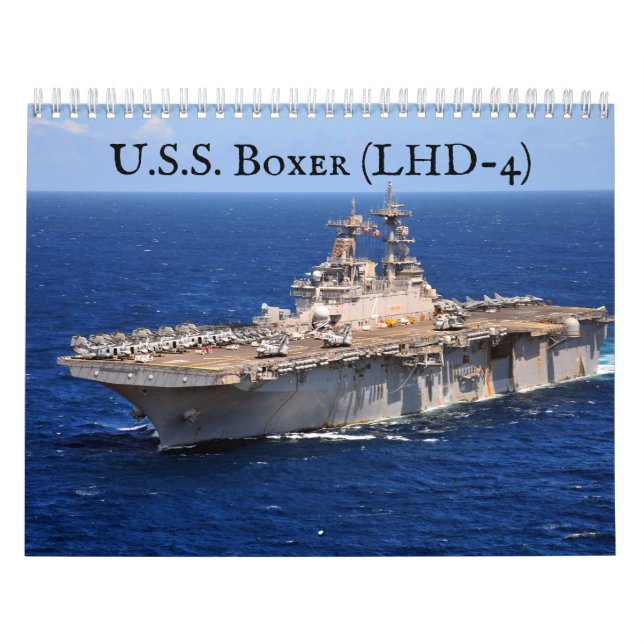 USS Boxer (LHD-4) Calendar (Cover)