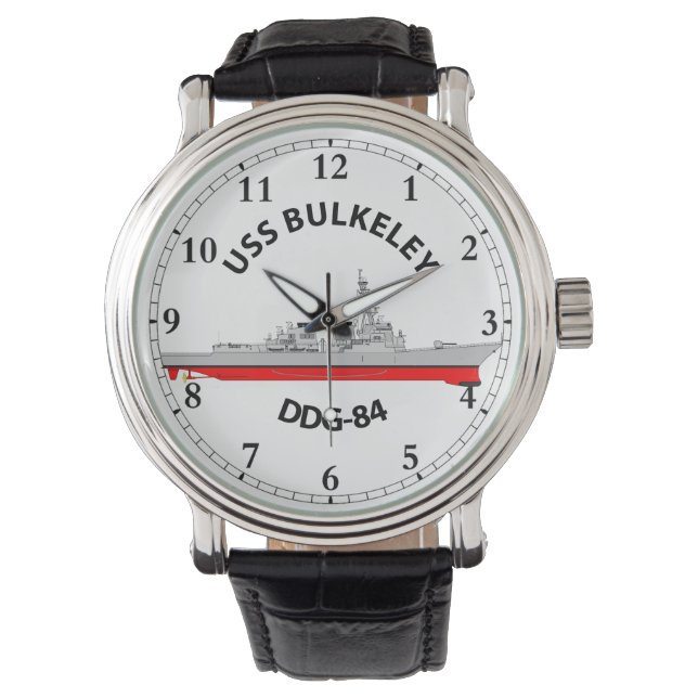 USS BULKELEY - DDG-84 - ARLEIGH BURKE  WATCH (Front)