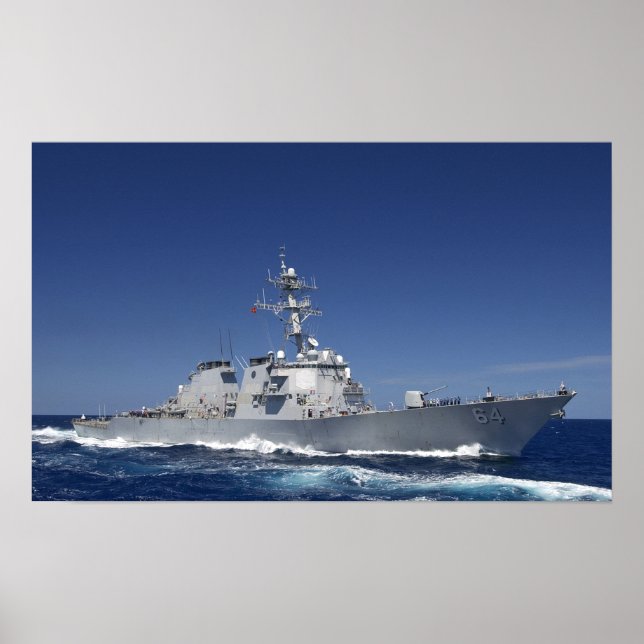 USS Carney (DDG 64) Poster (Front)