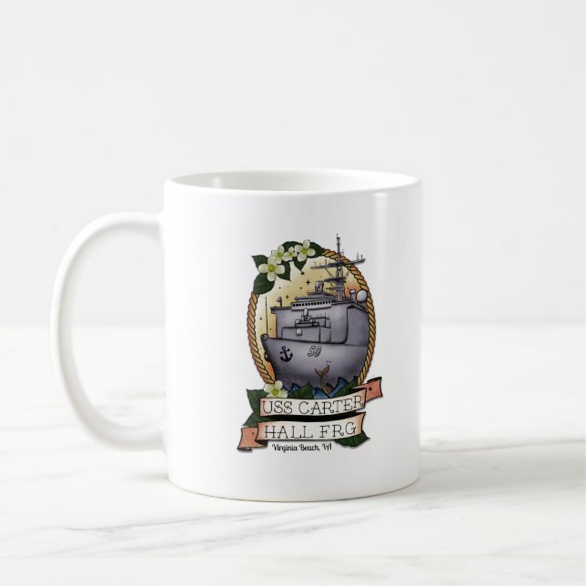 USS Carter Hall FRG Coffee Mug (Left)