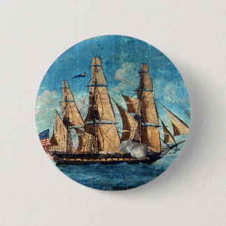 USS Constitution 1804 Old Ironsides 6 Cm Round Badge