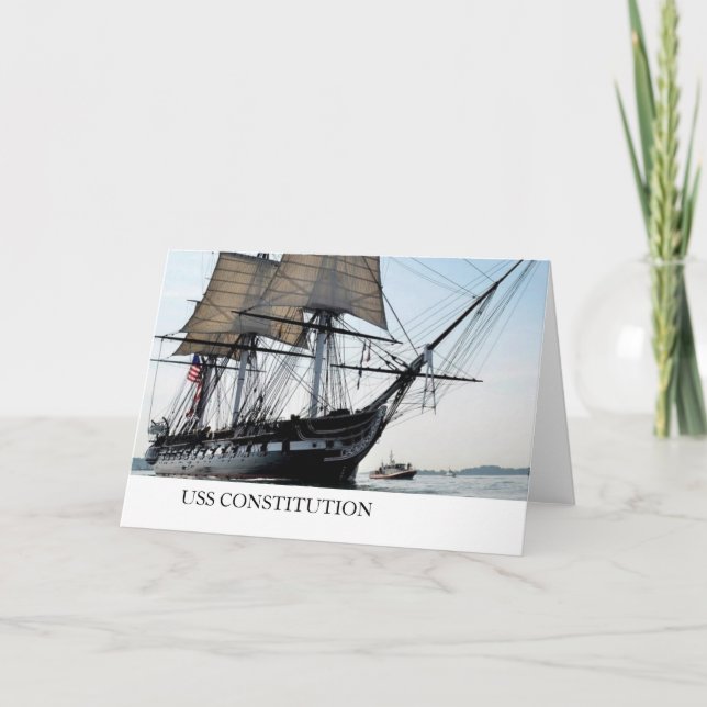 USS Constitution Card (Front)