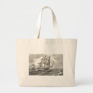 USS Constitution Large Tote Bag