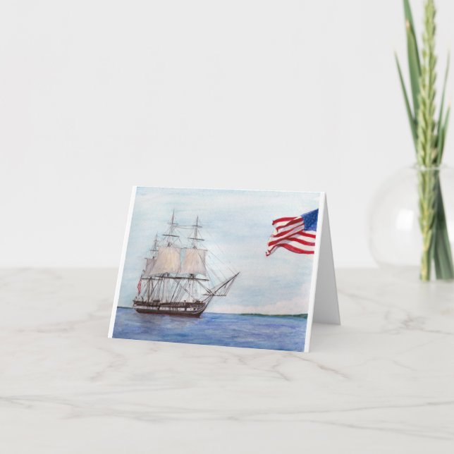 USS CONSTITUTION THANK YOU CARD (Front)