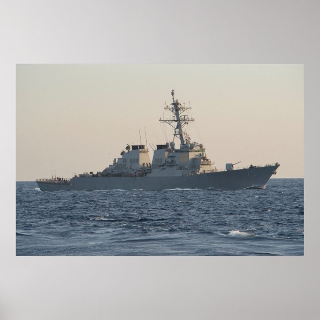 USS Donald Cook (DDG 75) Poster (Front)