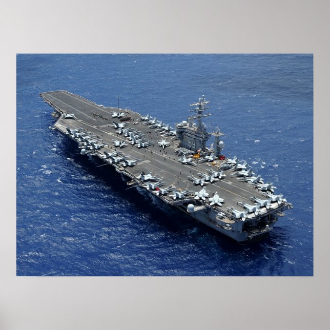 USS Dwight D. Eisenhower (CVN 69) Poster (Front)