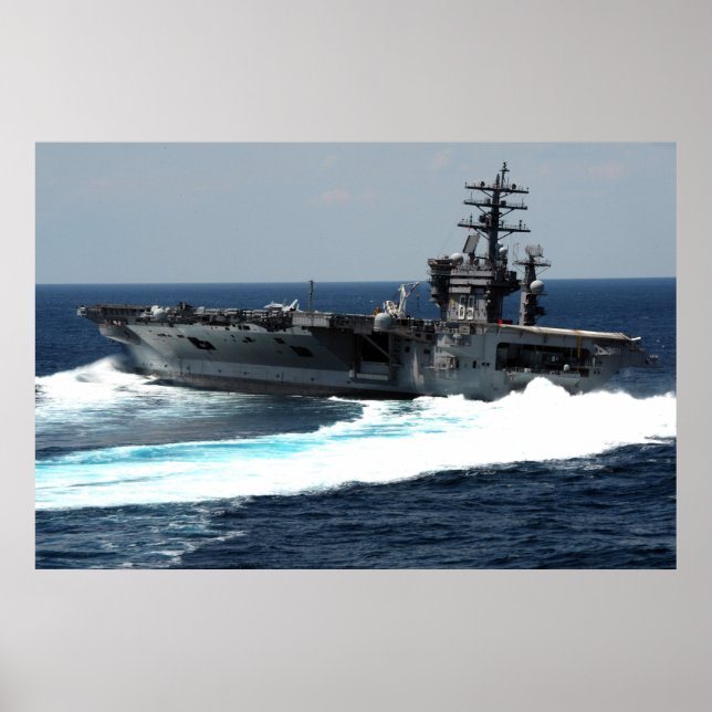 USS Dwight D. Eisenhower (CVN 69) Poster (Front)
