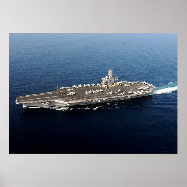 USS Dwight D. Eisenhower Poster (Front)