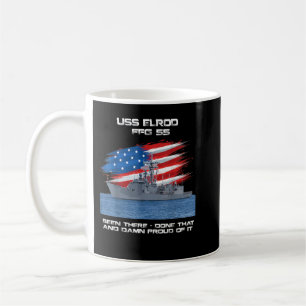 USS Enterprise CVN-65 Aircraft Carrier Veteran Fla Coffee Mug
