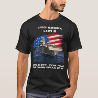 USS Essex LHD2 Amphibious Assault Ship Veteran USA T-Shirt