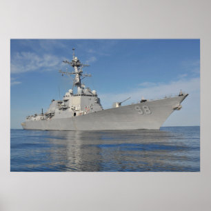 USS Forrest Sherman (DDG 98) Poster