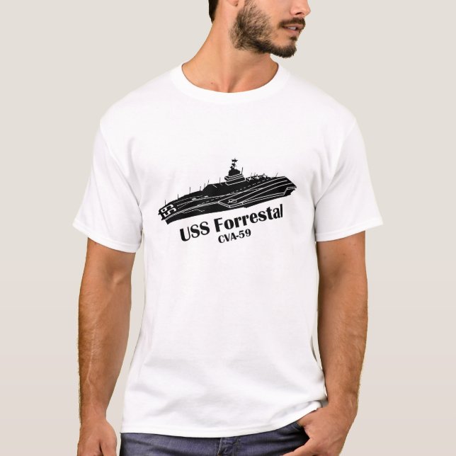 USS Forrestal T-Shirt (Front)