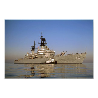 USS FOX CG-33 DLG-33 NAVY CRUISER GUIDED MISSILE PHOTO PRINT