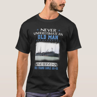 USS Frank Cable AS 40 Veterans Day Father Day Gift T-Shirt