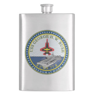 USS George H.W. Bush (CVN-77) Hip Flask