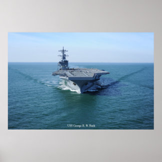 USS George H. W. bush Poster