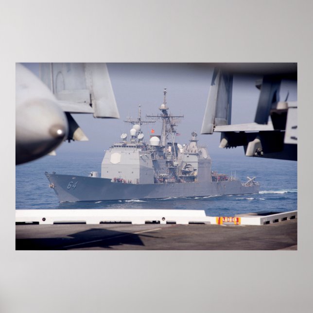 USS Gettysburg (CG 64) Poster (Front)