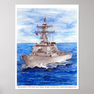 USS Gonzalez Poster