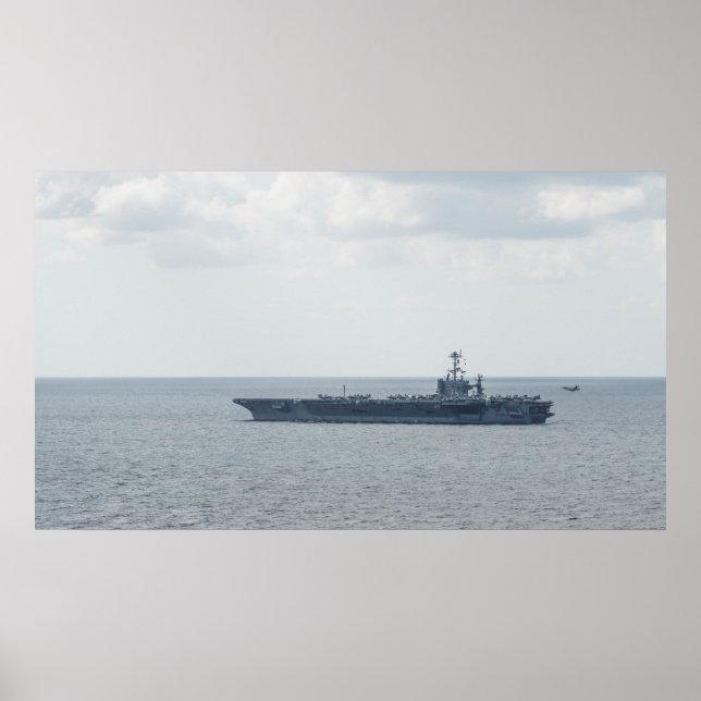 USS Harry S. Truman (CVN 75) Poster (Front)
