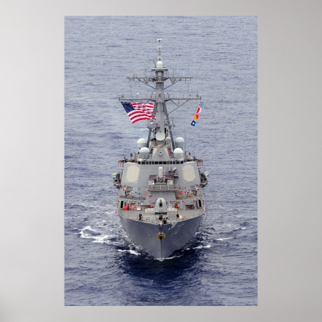 USS Hopper (DDG 70) Poster (Front)