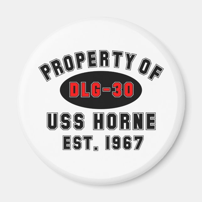 USS Horne DLG-30 Magnet (Front)