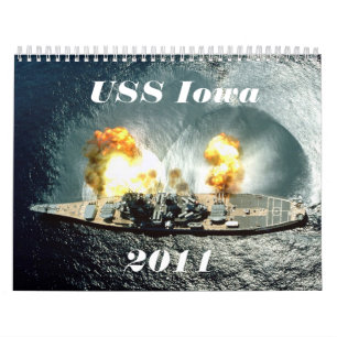 USS Iowa Calendar