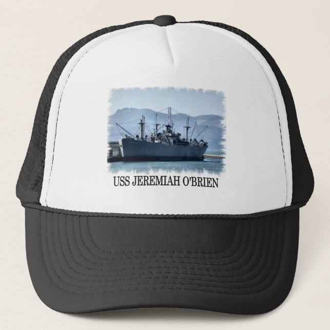 USS Jeremiah O'Brien Trucker Hat (Front)