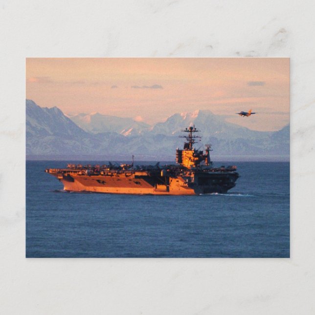 USS John C. Stennis (CVN 74) Postcard (Front)