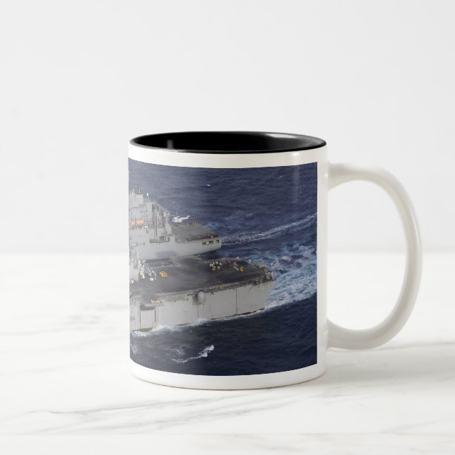 USS Kearsarge Two-Tone Coffee Mug (Right)