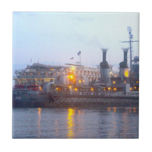USS KIDD Ceramic Tile