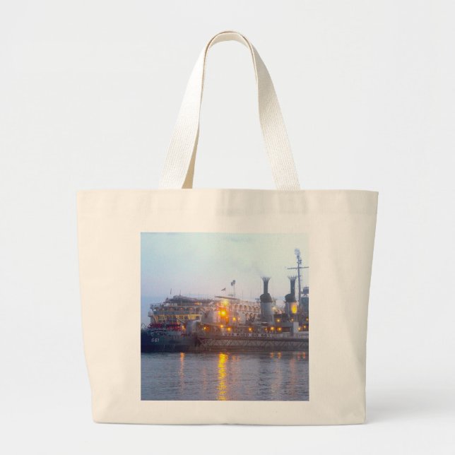USS KIDD DD 661 Tote Bag (Front)