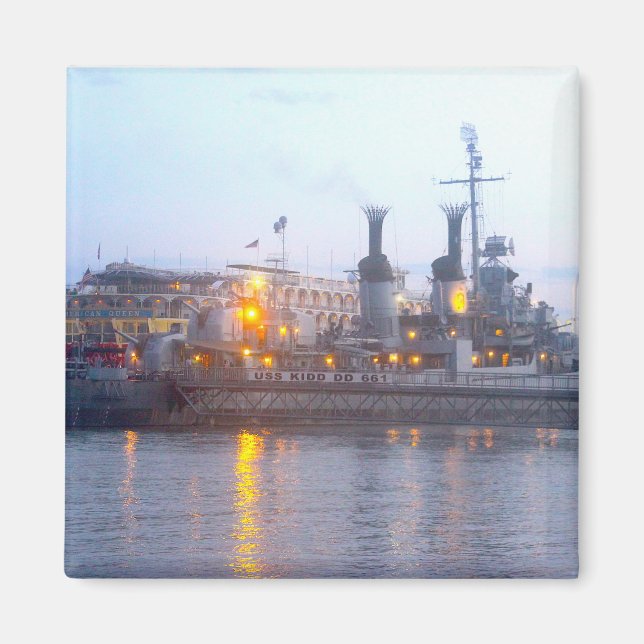 USS KIDD Magnet (Front)