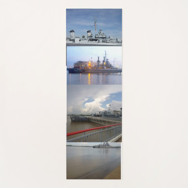 USS Kidd  Yoga Mat (Front)