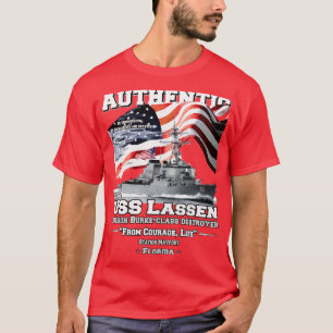 USS Lassen DDG82 Destroyer Veterans T-Shirt