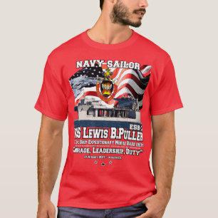 USS Lewis B Puller ESB3 Navy Ship veterans T-Shirt