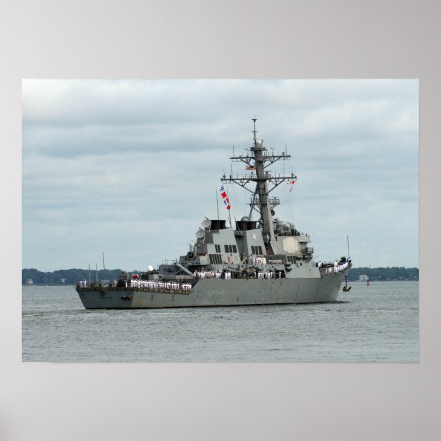 USS Mahan (DDG 72) Poster (Front)