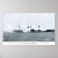 USS Maine in Havana Harbour