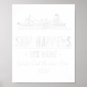 Uss Maine Remember Spanish American War Havana Cub Poster
