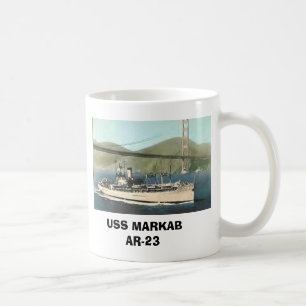 USS MARKAB AR-23 COFFEE MUG