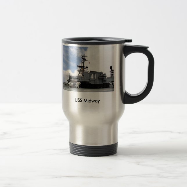 USS Midway CV41, USS Midway Travel Mug (Right)