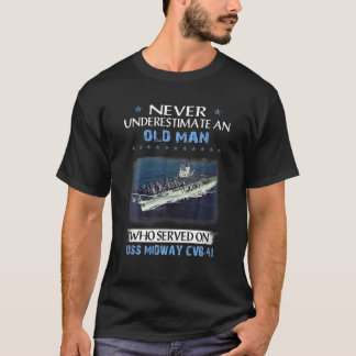 USS Midway CVB-41 Veterans Day Father Day Gift T-Shirt