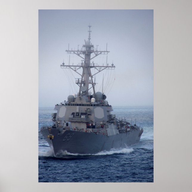 USS Milius (DDG 69) Poster (Front)