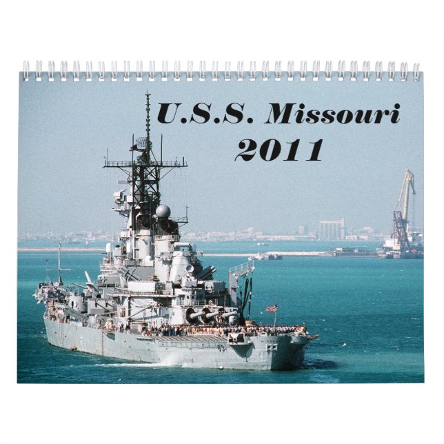 USS Missouri Calendar (Cover)