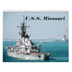 USS Missouri Calendar