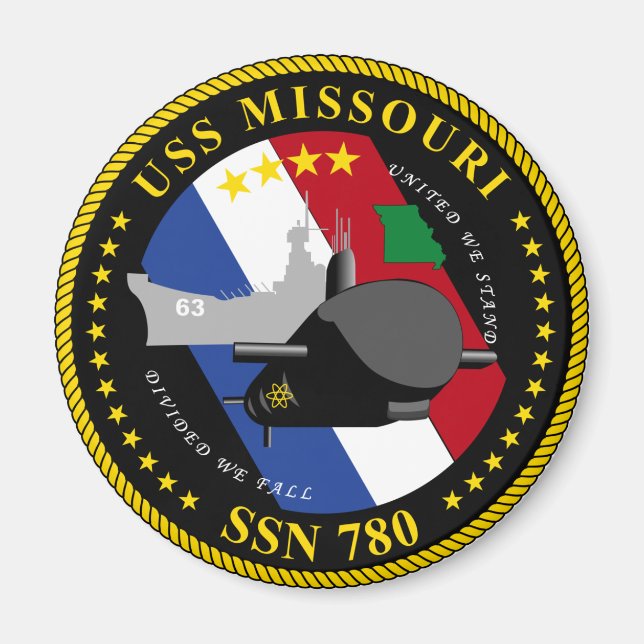 USS Missouri Magnet (Front)