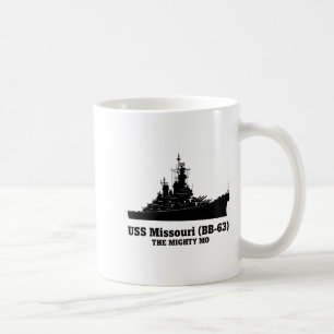 Uss Missouri Men Women Bb-63 Battleship Uss Missou Coffee Mug