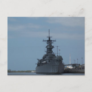 uss missouri postcard